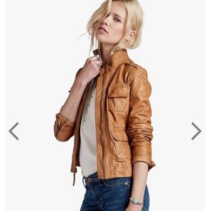 Lucky Brand leather motorcycle jacket